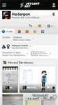Mobile Screenshot of modanpon.deviantart.com