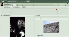 Desktop Screenshot of pigeonfriend.deviantart.com