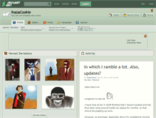 Tablet Screenshot of ihazacookie.deviantart.com