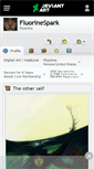 Mobile Screenshot of fluorinespark.deviantart.com