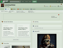 Tablet Screenshot of commissarnolan.deviantart.com
