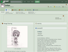 Tablet Screenshot of oniitan.deviantart.com