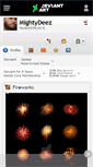 Mobile Screenshot of mightydeez.deviantart.com