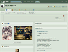 Tablet Screenshot of lisabethsalander.deviantart.com