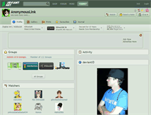 Tablet Screenshot of anonymouslink.deviantart.com