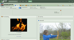 Desktop Screenshot of emmett-and-me.deviantart.com