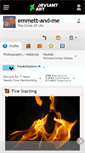 Mobile Screenshot of emmett-and-me.deviantart.com