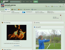 Tablet Screenshot of emmett-and-me.deviantart.com