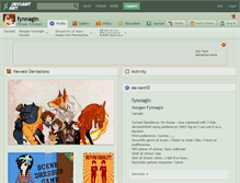Tablet Screenshot of fynnagin.deviantart.com