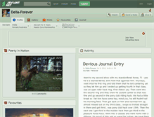 Tablet Screenshot of delia-forever.deviantart.com