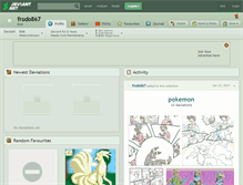 Tablet Screenshot of frodo867.deviantart.com