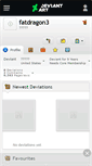 Mobile Screenshot of fatdragon3.deviantart.com