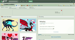Desktop Screenshot of cynderlovesnero.deviantart.com
