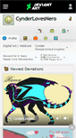 Mobile Screenshot of cynderlovesnero.deviantart.com