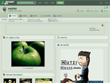 Tablet Screenshot of nutzi66.deviantart.com