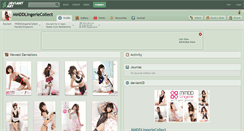 Desktop Screenshot of mmddlingeriecollect.deviantart.com