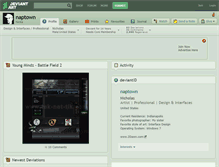 Tablet Screenshot of naptown.deviantart.com