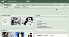 Desktop Screenshot of hakuzabu.deviantart.com