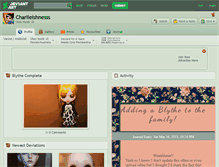 Tablet Screenshot of charlieishnesss.deviantart.com