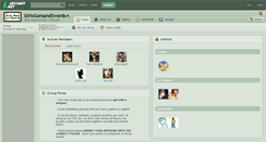 Desktop Screenshot of girlsgunsandswords.deviantart.com