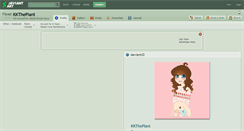 Desktop Screenshot of kktheplant.deviantart.com