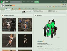 Tablet Screenshot of kodracan.deviantart.com