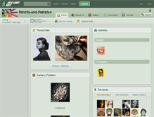 Tablet Screenshot of pencils-and-pastels.deviantart.com