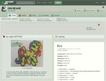 Tablet Screenshot of gini-beanie.deviantart.com