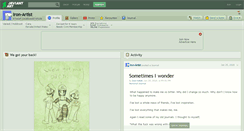 Desktop Screenshot of iron-artist.deviantart.com