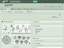 Tablet Screenshot of kassandra00.deviantart.com