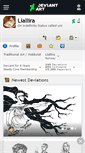 Mobile Screenshot of llallira.deviantart.com