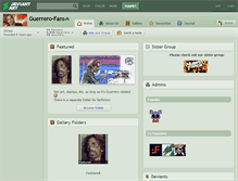 Tablet Screenshot of guerrero-fans.deviantart.com