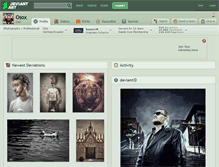 Tablet Screenshot of osox.deviantart.com