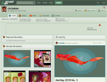 Tablet Screenshot of chrisables.deviantart.com