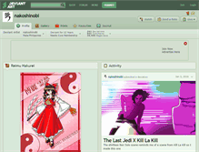 Tablet Screenshot of nakoshinobi.deviantart.com