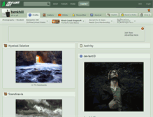 Tablet Screenshot of benkhill.deviantart.com