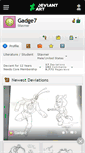 Mobile Screenshot of gadge7.deviantart.com