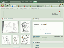Tablet Screenshot of gadge7.deviantart.com