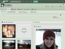 Tablet Screenshot of emilybeck.deviantart.com