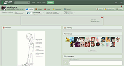 Desktop Screenshot of mizkittycat.deviantart.com