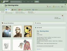 Tablet Screenshot of our--burning-ashes.deviantart.com