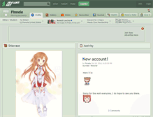 Tablet Screenshot of finnele.deviantart.com