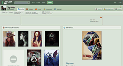 Desktop Screenshot of digraven.deviantart.com