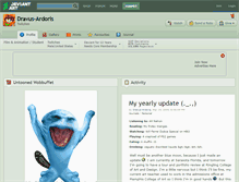 Tablet Screenshot of dravus-ardoris.deviantart.com