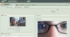 Desktop Screenshot of krazy-kiwi.deviantart.com