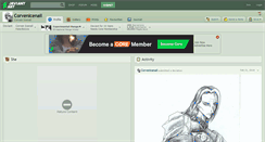 Desktop Screenshot of corvenicenail.deviantart.com