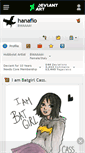 Mobile Screenshot of hanafio.deviantart.com