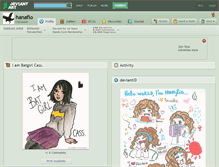 Tablet Screenshot of hanafio.deviantart.com