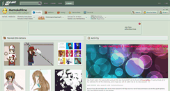 Desktop Screenshot of momokohime.deviantart.com