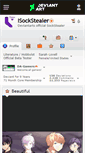 Mobile Screenshot of isockstealer.deviantart.com